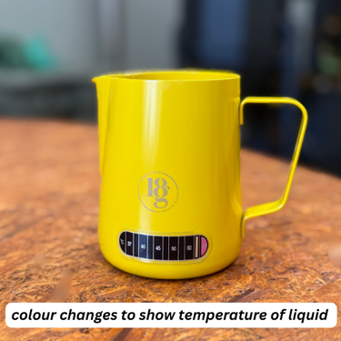 Colour Changing Thermometer Sticker for Milk Pitchers